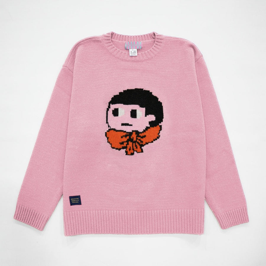 2023_BOTTARI MAN FACE KNIT SWEATER - Image 2