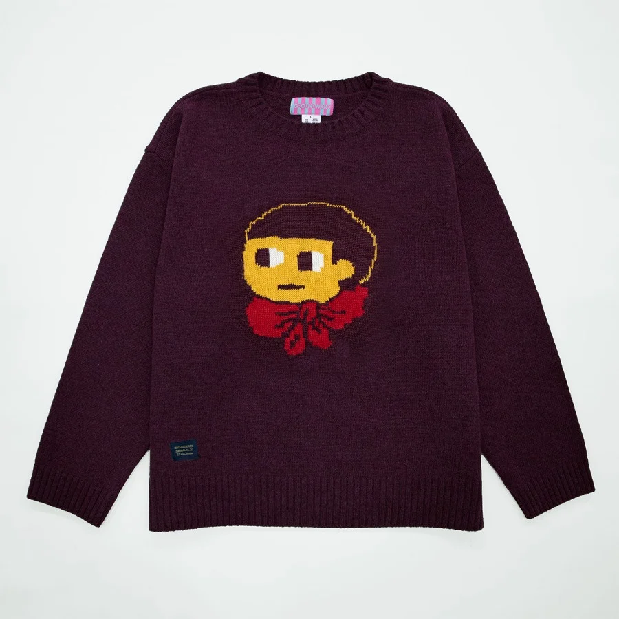 2023_BOTTARI MAN FACE KNIT SWEATER - Image 3