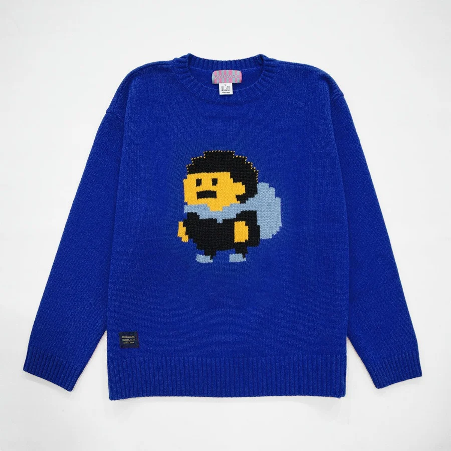2023_BOTTARI MAN PIXEL KNIT SWEATER - Image 3