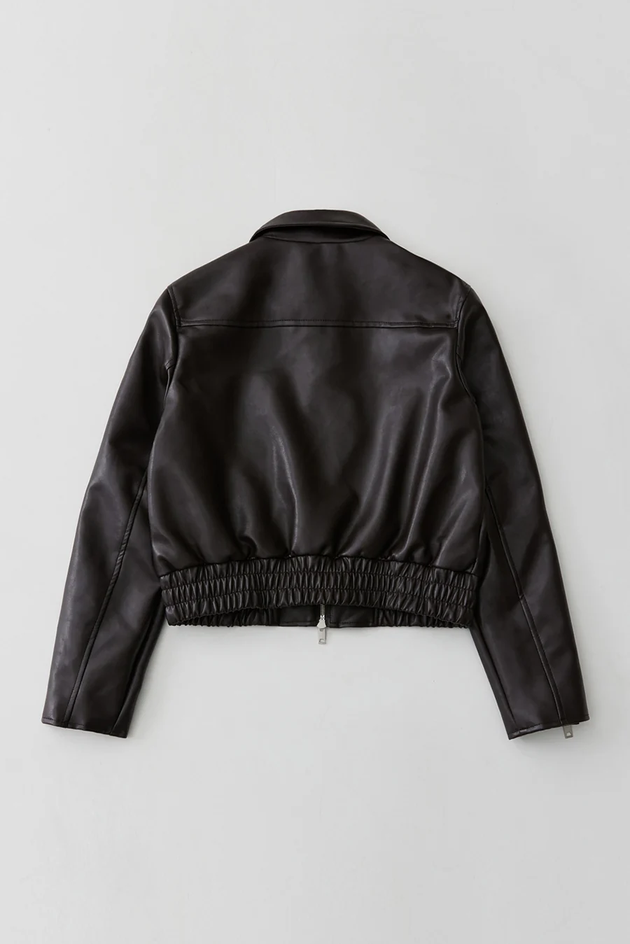 #9020 VEGAN LEATHER SINGLE BANDING JACKET - Image 5