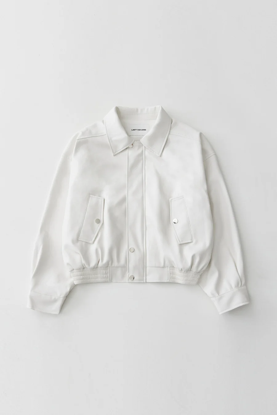 #9085 GLOSSY VEGAN LEATHER JACKET - Image 7