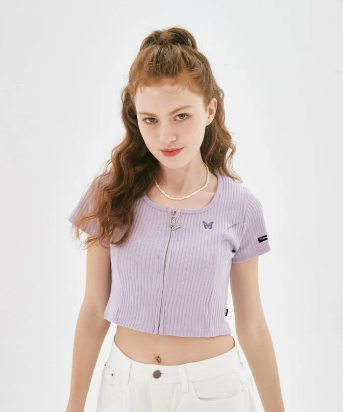 BELLEZA SQUAR NECK ZIP-UP - Image 4