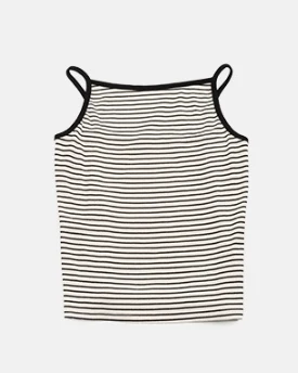 BOAT NECK STRIPE SLEEVELESS - Image 5
