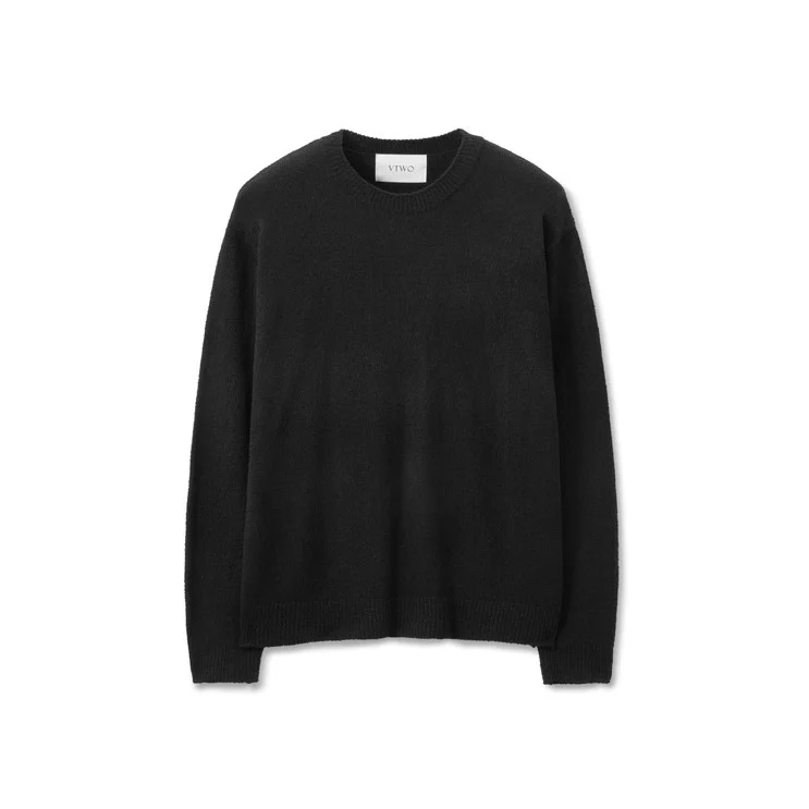 BOUCLE ROUND KNIT SWEATER - Image 6