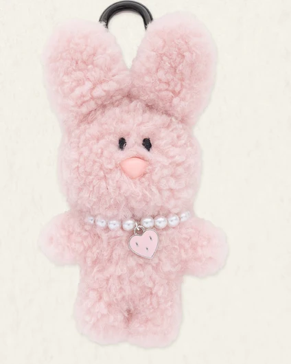 BRUNCH BROTHER BOUCLE KEYRING 13000_TORI PINK - Image 2