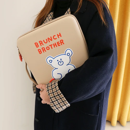 BRUNCH BROTHER_HOLA BEAR_EVA HARD LAPTOP POUCH 13TYPE