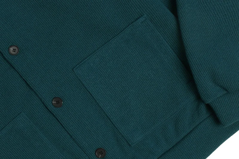 COLLAR KNIT FLEECE CARDIGAN - Image 11