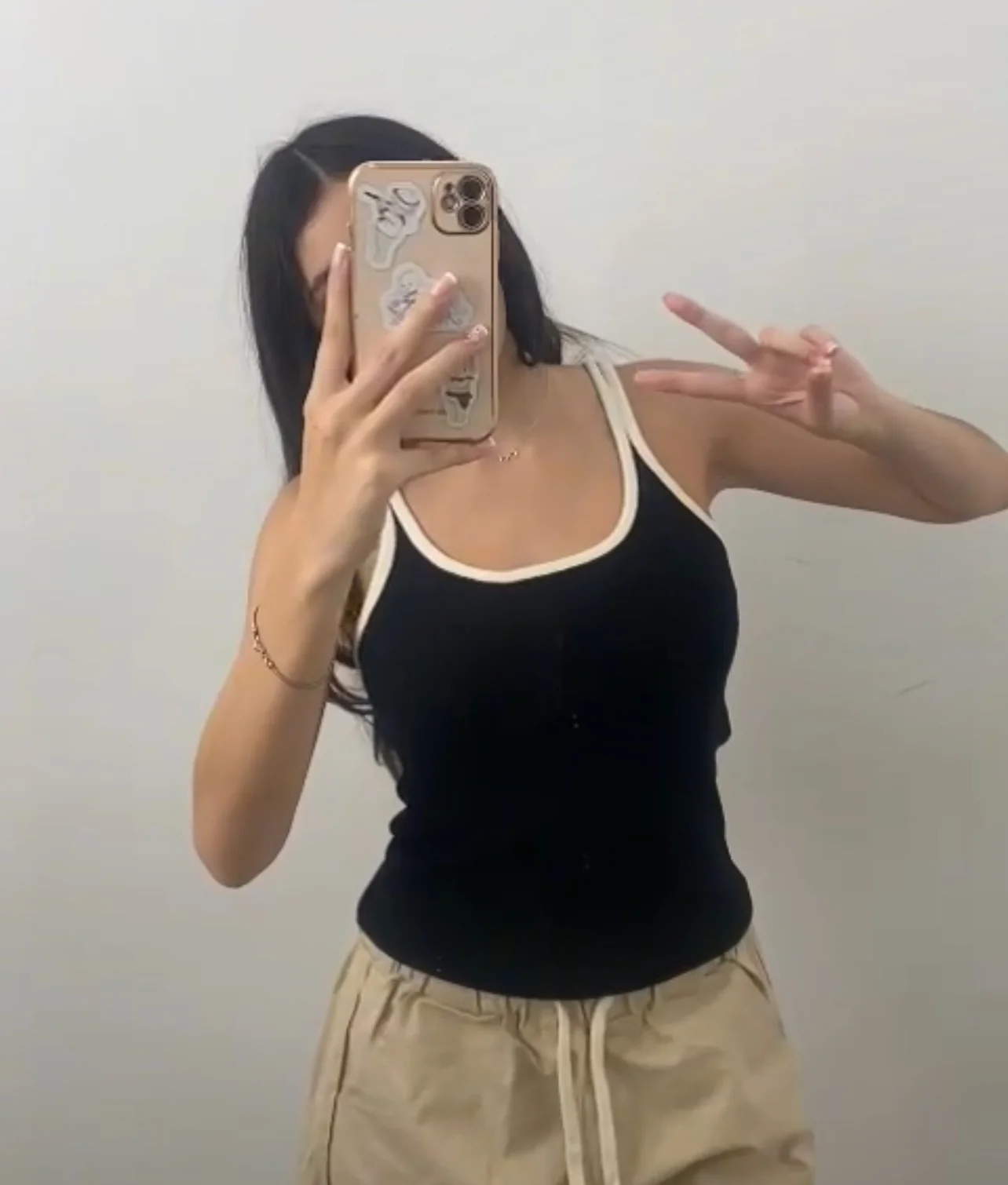 COLORATION PLAIN SLEEVELESS