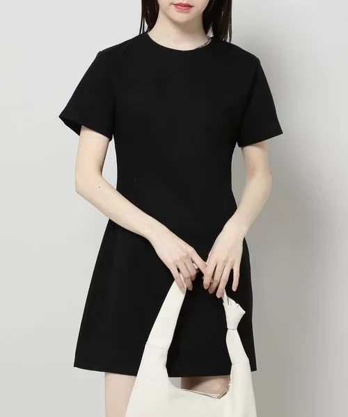 CUTE HALF SLEEVE MINI DRESS - Image 2