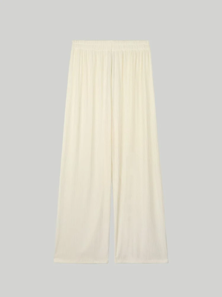DAILY RIBBED WIDE LEG PANTS - Image 4