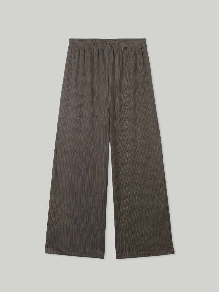 DAILY RIBBED WIDE LEG PANTS - Image 5