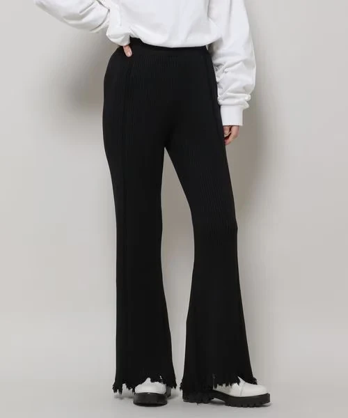 DAMAGE KNIT PANTS