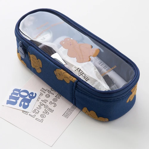 DOANTDONAT CLEAR PENCASE_NAVY - Image 2