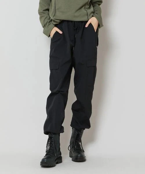 ELASTIC CREPE NYLON CARGO PANTS - Image 3