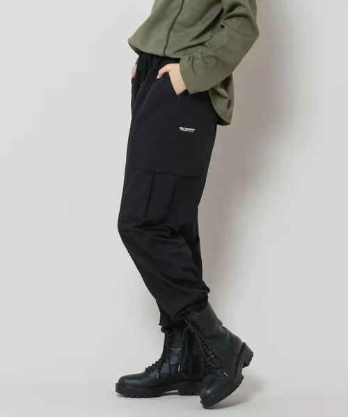 ELASTIC CREPE NYLON CARGO PANTS - Image 4