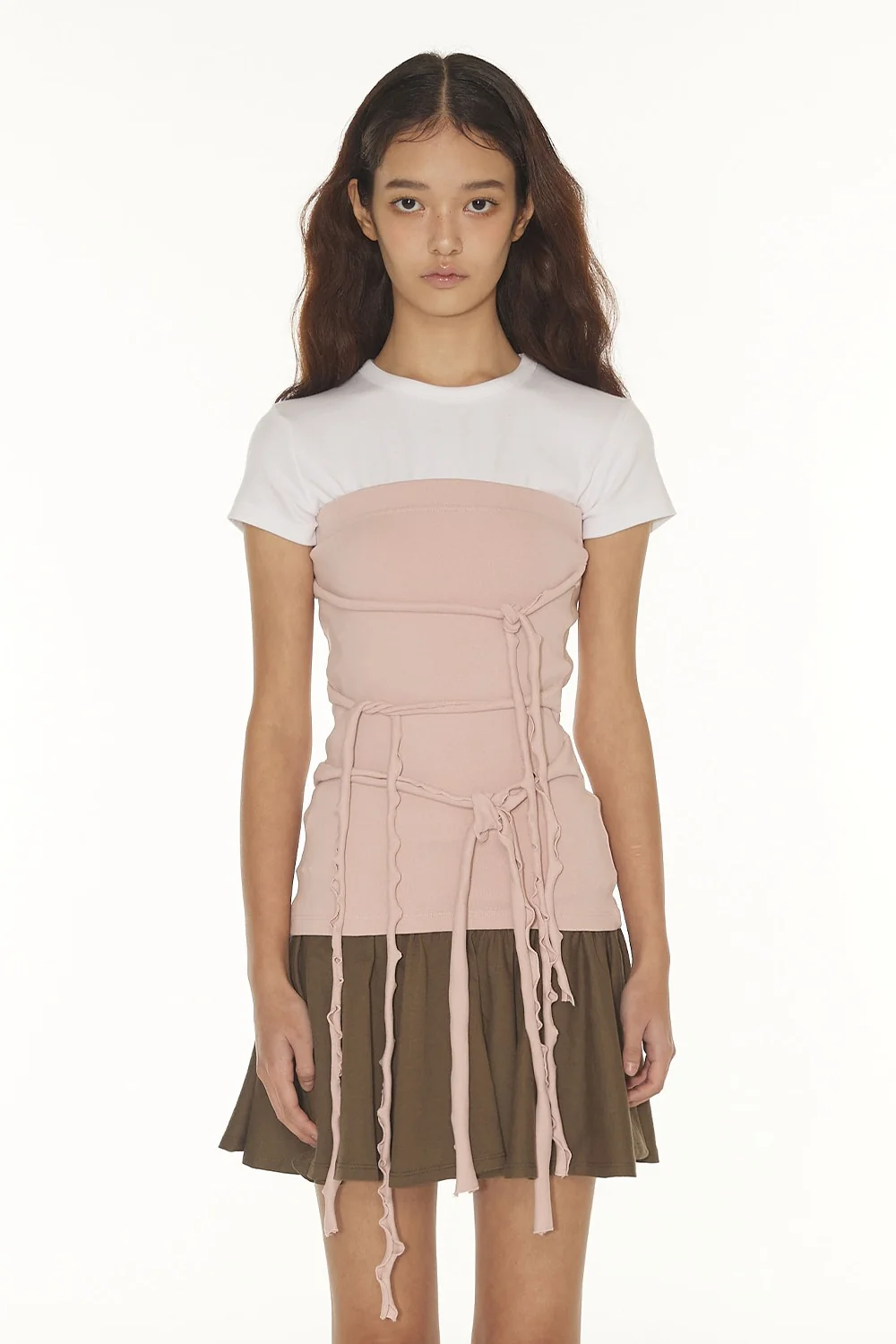 ELLA RIBBON TIE STRAP TOP - Image 2