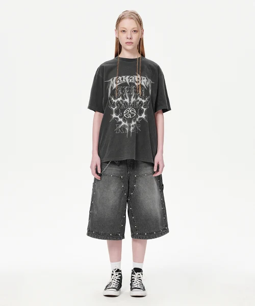 FLAME HEART PIGMENT TEE