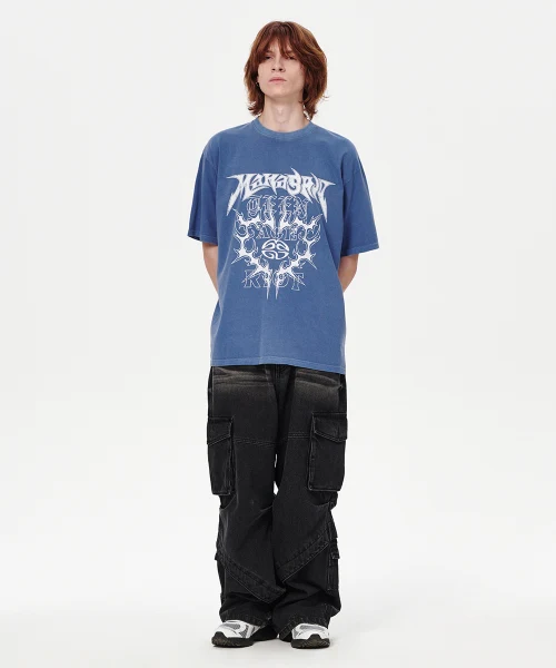 FLAME HEART PIGMENT TEE - Image 2