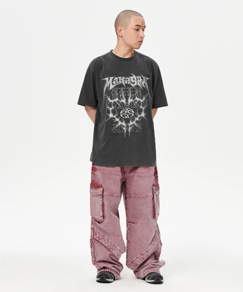FLAME HEART PIGMENT TEE - Image 4