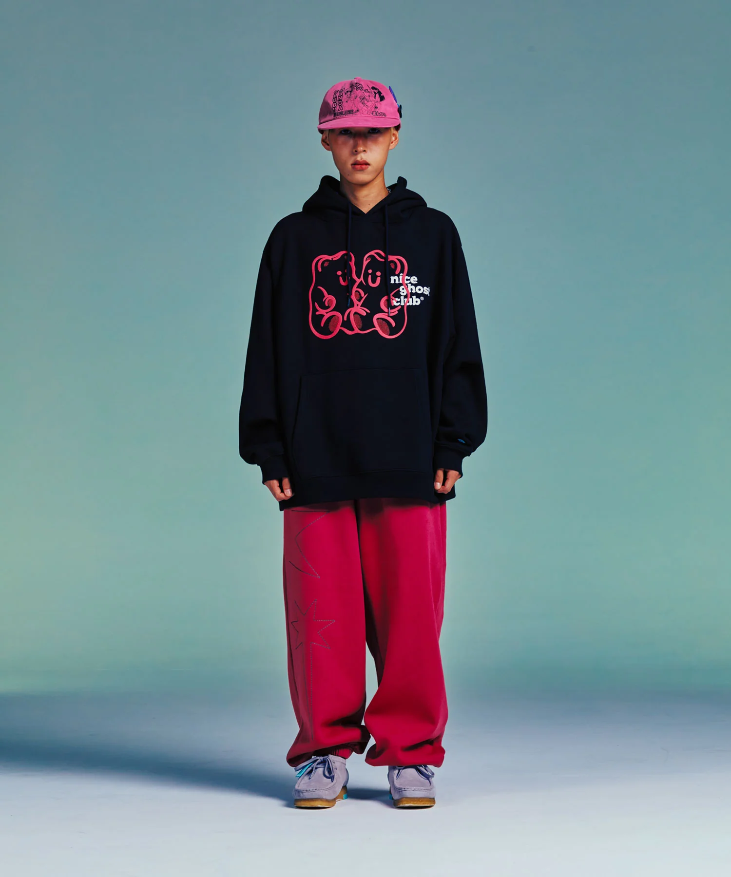 GUMMY BEAR & LOGO HOODIE - Image 4