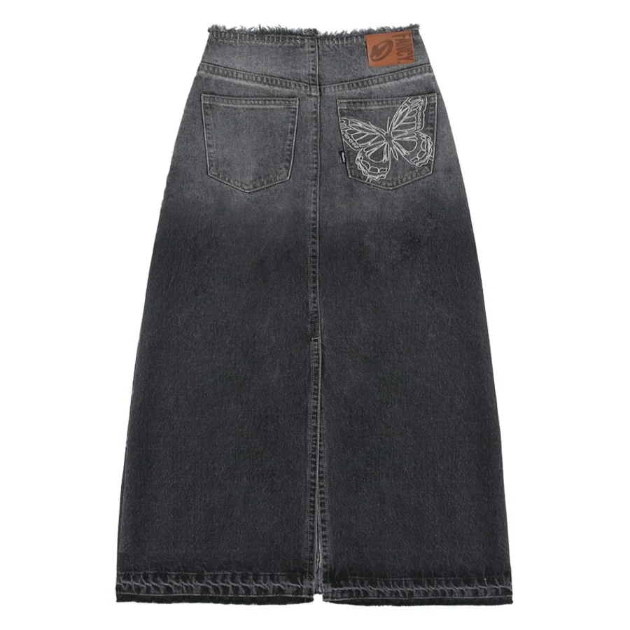 HEATH DENIM LONG SKIRT - Image 4
