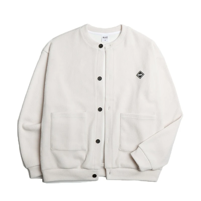KNIT FLEECE CARDIGAN