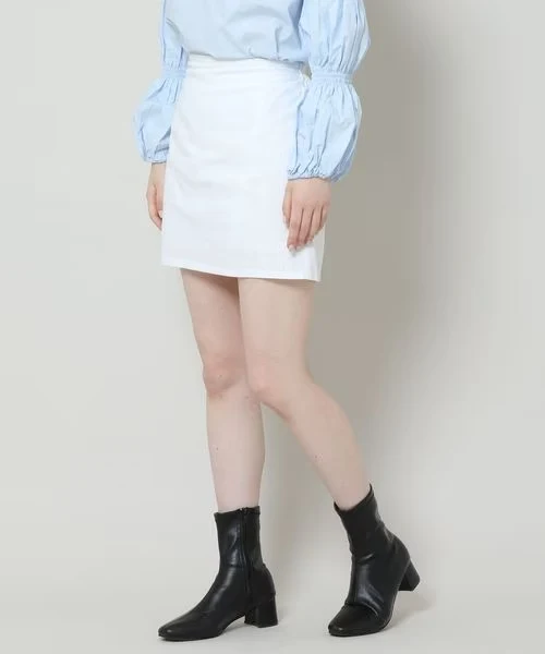 LINEN MINI SKIRT - Image 5