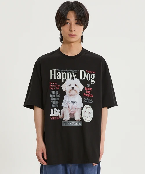 MALTESE MAGAZINE HALF SLEEVE T-SHIRT - Image 3