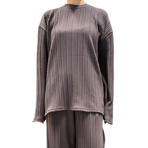 MEN'S PLEATED LONG SLEEVE TOP - Image 3