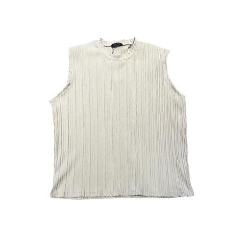 MEN'S PLEATED SLEEVELESS - Image 3