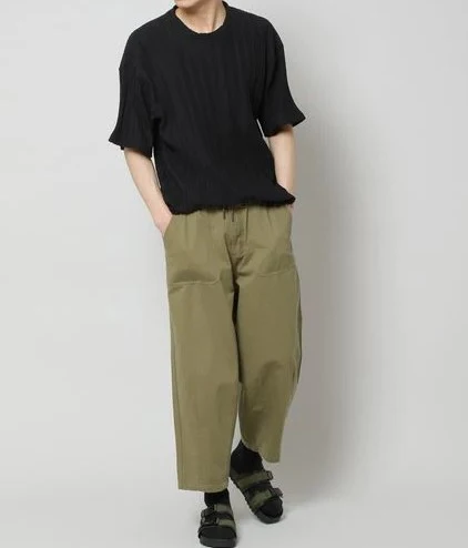 MEN'S PLEATS SHORT SLEEVE TOP - Image 3