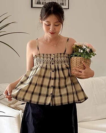 MULTI CHECK BUSTIER