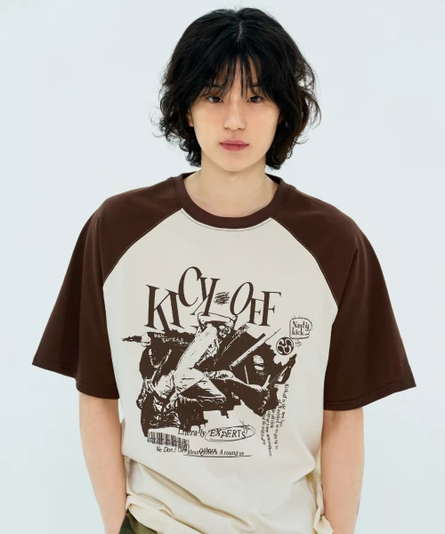 [NK] PITCHY RAGLAN TEE