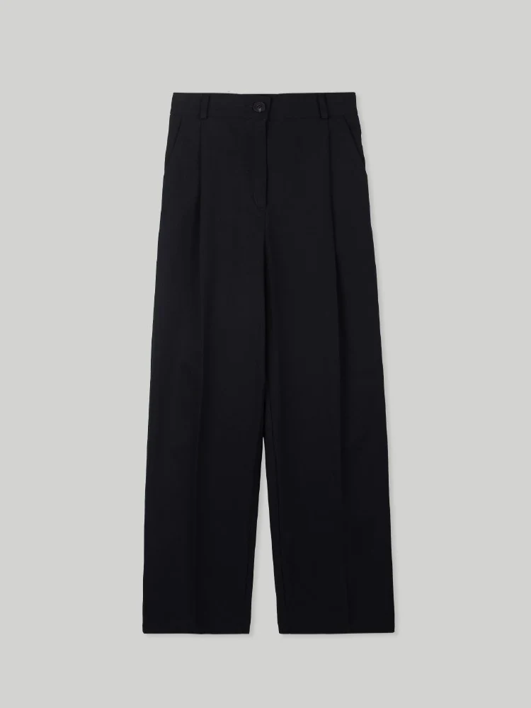 ONE-TUCK HALF BANDING PANTS - Image 6