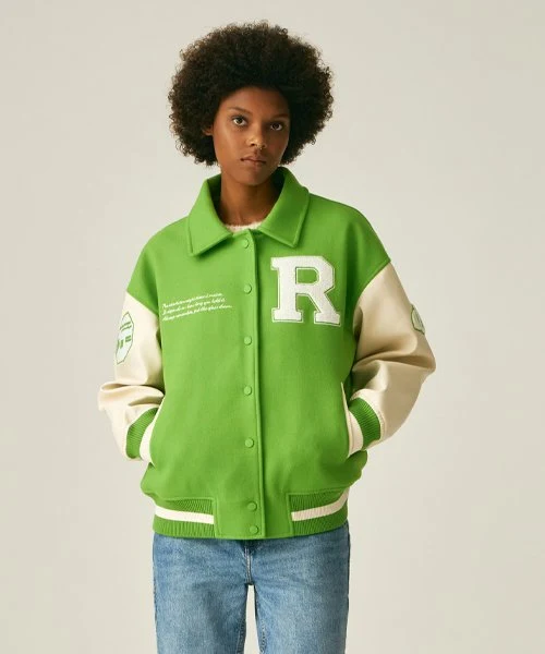 (ONLINE ONLY) 60100 WOOL VARSITY JACKET - Image 2