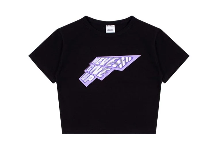 Lettering Crop Top