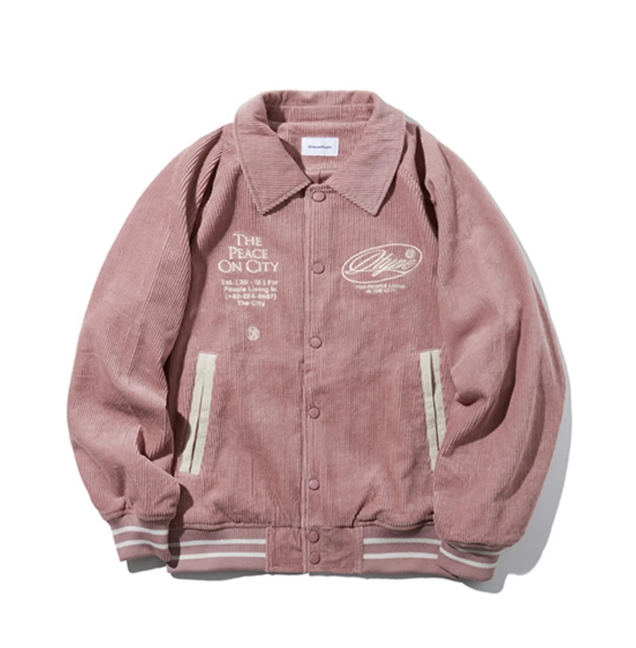PADDED CORDUROY RAGLAN JACKET - Image 2