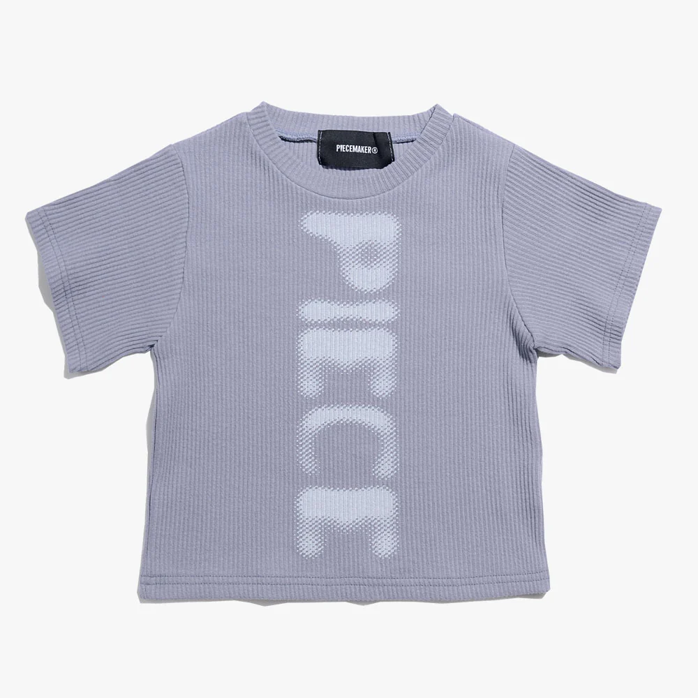 RIBBED CONTRAST CROP TEE - Image 5
