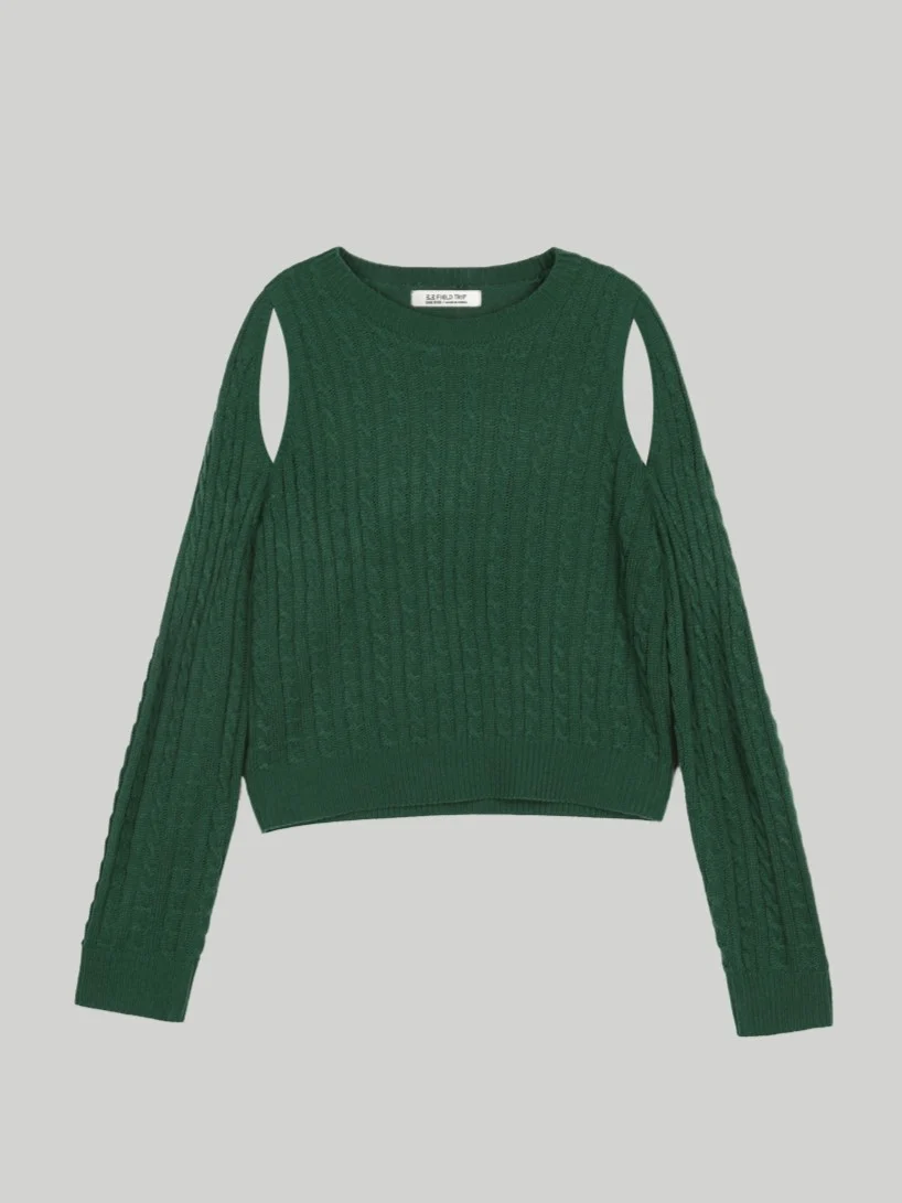 SHOULDER CUT-OUT KNIT - Image 2