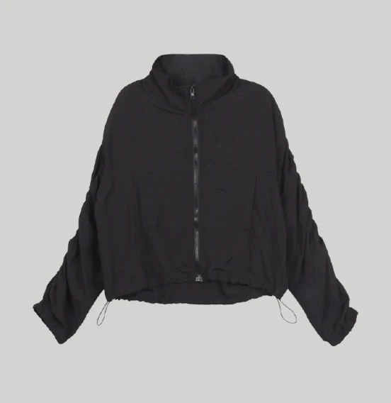 SHOULDER SHIRRING WINDBREAKER - Image 6