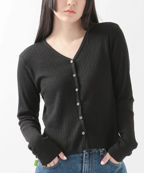 SLIM FIT V-NECK CARDIGAN - Image 2