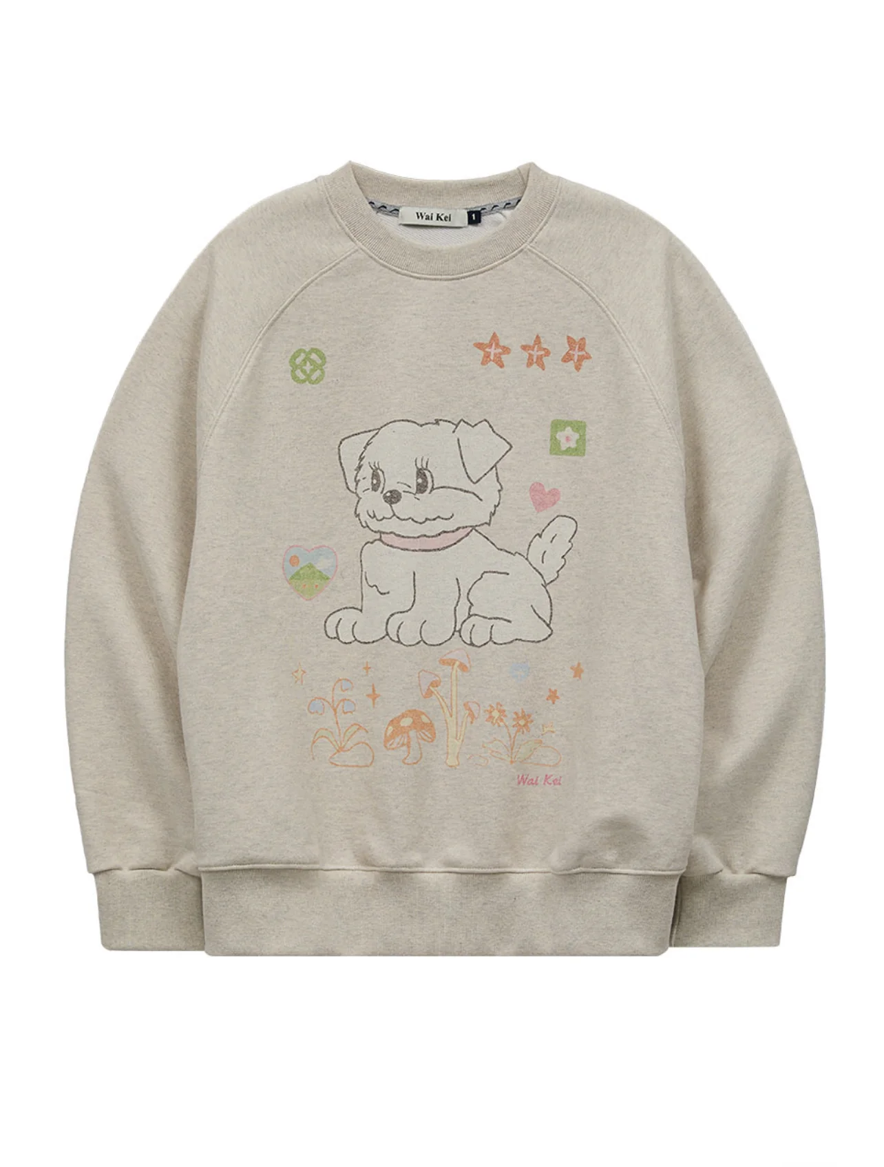 VINTAGE GOOREUM DRAWING RAGLAN SWEATSHIRT - Image 2