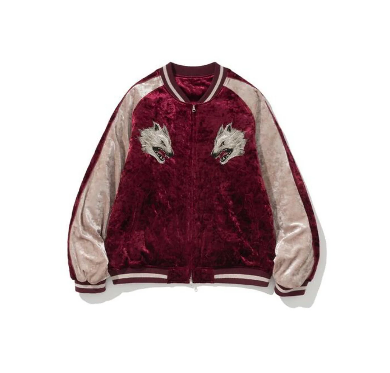 WOLF SOUVENIR QUILTING BLOUSON JACKET - Image 8