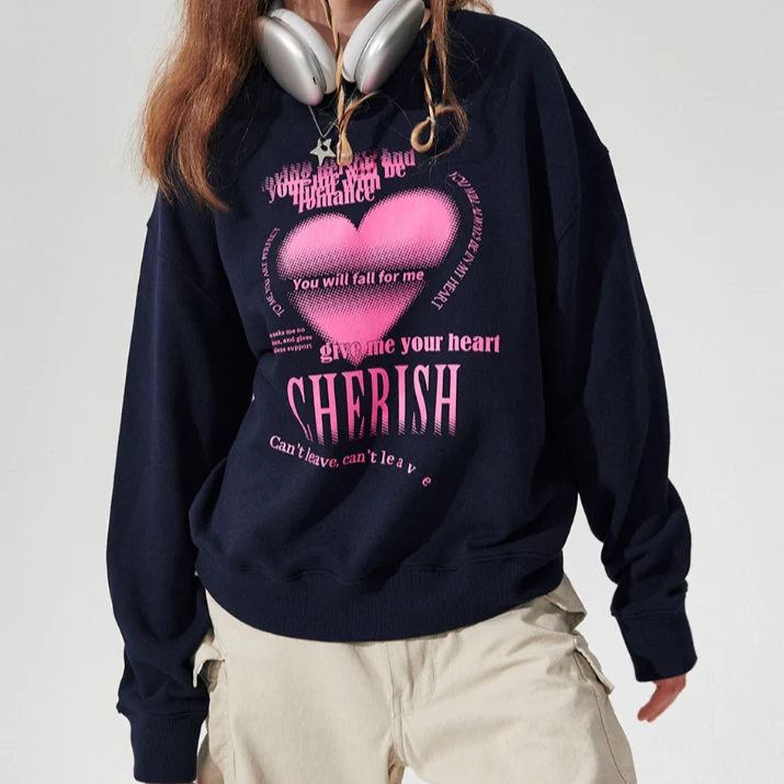 Y2K HEART SWEATSHIRT